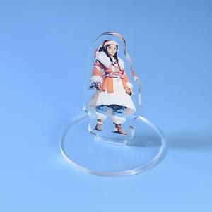 HanXin muestra gratis personalizado transparente acrílico arena movediza soporte personaje de dibujos animados Anime artesanías de plástico con personalidad