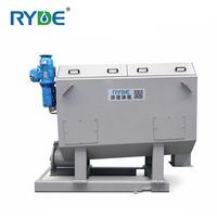 Microfiltre à alimentation interne en acier inoxydable SS304, style rotatif avec moteur et boîte de vitesses pour le traitement des eaux usées, 75 m³/h, prix usine