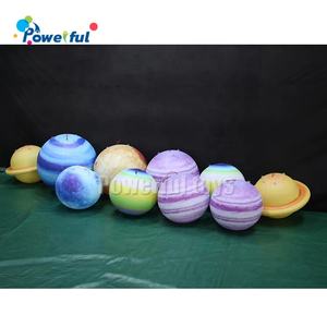La lumière flottante extérieure de <span class=keywords><strong>piscine</strong></span> a mené le <span class=keywords><strong>ballon</strong></span> gonflable géant de lune de boules pour la décoration - Product Image 5