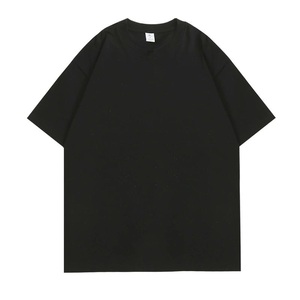 เสื้อยืดคอตตอน 100% หนัก 220 กรัม แบบสั่งทำพิเศษ OEM ODM ทรงโอเวอร์ไซส์ คอกลม แขนสั้น ไม่มีลาย พร้อมสกรีนโลโก้ - Product Image 2