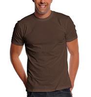 T-shirt léger 100 % coton peigné pour homme, col rond, doux, idéal pour l'impression