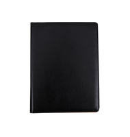 Organizador de documentos de negocios de cuero pu, carpeta de archivos de alta calidad personalizada con calculadora y Bloc de notas, A4