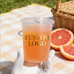 220ml Disposable Juice <b>Plastic</b> <b>Cups</b> PP Single Wall Frosted 90mm Diameter Soda Cola <b>Cups</b> - Product Image 4