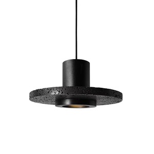 Modern Minimalist Designer Black Hole Stone Pendant Light Creative Restaurant <b>Bar</b> Lamp for Background Wall Hotel Chandelier - Product Image 3