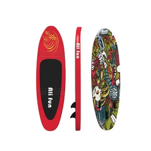 Guangzhou Pabrik Kualitas Tinggi Desain Baru OEM Inflatable Sup Berdiri Papan Surfing Longboard Papan Selancar