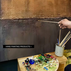 Cuadro Abstracto Grande Original para Colgar en la Pared, Murales Minimalistas <span class=keywords><strong>de</strong></span> Estilo Wabi-Sabi, Pintura <span class=keywords><strong>al</strong></span> Óleo Texturizada Hecha a Mano en Negro y Marrón sobre Lienzo - Product Image 4