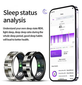 Черный умный браслет-трекер для фитнеса с мониторингом сна и пульса, управление через приложение для устройств Android и iOS - Product Image 3