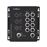 InMax fabricant original En50155 M12 commutateur 12v 24v 8 ports 10/100Mbps commutateur industriel embarqué commutateur réseau M12