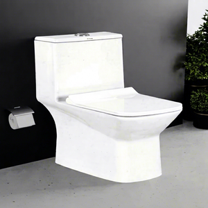 Verna One Piece Closet S-Trap Premium Ceramic <b>Toilet</b> - Product Image 1