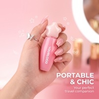 Gloss à lèvres rose sucré, imperméable, longue tenue, hydratant, design cœur, rouge à lèvres minéral mignon, 6 couleurs
