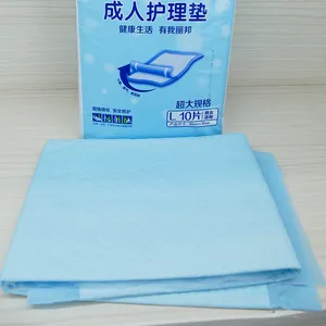 Bantalan sekali pakai Super kering, lembar tempat tidur penyerap Super kering untuk alas kasur inkontinensia