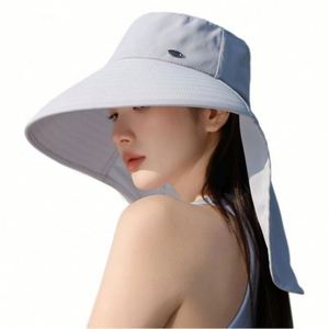 Chapeau de soleil anti-UV pour femme, idéal pour l'été, l'escalade, les sports, avec une grande visière, chapeau de pêcheur - Product Image 2