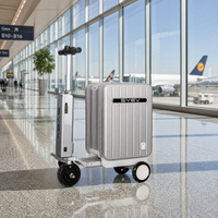Valise à roulettes en aluminium pour les voyages d'exposition, les déplacements professionnels et les longs trajets