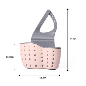 Hot Sale Kitchen Adjustable Button Type <strong>Sink</strong> Shelf Double-Deck Strainers <strong>Basket</strong> Storage Holder Drain <strong>Basket</strong> - Product Image 4
