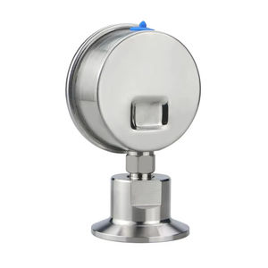 เครื่องวัดความดันไดอะแฟรมสแตนเลสความแม่นยำสูงมาตรวัดความดันบรรจุกลีเซอรีนไตรแคลมป์ - Product Image 4