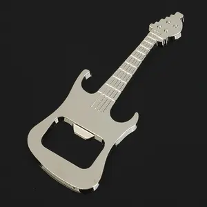 Wholesale Beer Bottle Openers Guitar Shaped Bottle Opener Guitar Gift Kitchen Gadgets For Drinkers Music Guitar Keychain