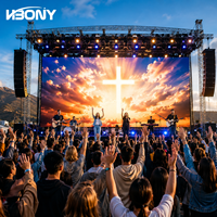 Écran LED de location pour concert en stade P4.81, extérieur, IP65, étanche, haute luminosité, pour événements de grande envergure, publicité sur scène, spectacle HD