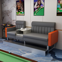 Chaise de spectateur en tissu de refroidissement haut de gamme pour salle de billard pour salle de billard Salon Hôtel/Villa Booth Sièges haut de gamme