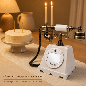 Teléfono con Videolibro de Visitas, Grabador de Mensajes de Video para Bodas y Aniversarios - Product Image 3