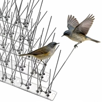 Pointes anti-oiseaux en acier inoxydable personnalisées, légères, répulsives contre les nuisibles et les animaux sauvages, pour le contrôle des pigeons - Vente chaude