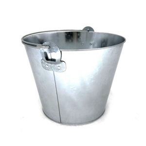 Bán buôn cấp thực phẩm kim loại xô đá 5 lít Công suất lớn cầm tay với một vật liệu tái chế mở - Product Image 4