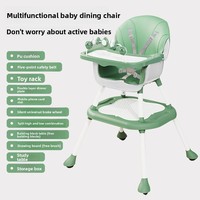 Chaise haute multifonctionnelle en plastique détachable pour enfants de 16 ans, pour garçons et filles, avec table à manger compacte pour tout-petits