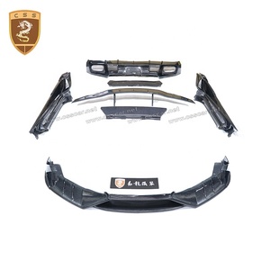 Mansori Style Spoiler En Fiber De Carbone Jupes Latérales Diffuseur Pour <span class=keywords><strong>Lambo</strong></span> Huracan LP610 Kits De Carrosserie - Product Image 5