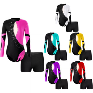 ชุดยูนิฟอร์มเชียร์ลีดเดอร์แบบปรับแต่งเองได้ผ้าสแปนเด็กซ์ยืดหยุ่นพร้อมพลอยเทียมสำหรับการออกแบบที่โดดเด่นสำหรับทีม - Product Image 5