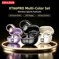 Écouteurs sans fil TWS Lenovo ERAZER XT66Pro à crochet d'oreille, appels HD, musique HiFi, faible latence, pour le gaming Bluetooth