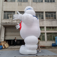 Homme guimauve gonflable Ghostbuster personnalisé, publicité gonflable, dessin animé gonflable