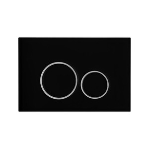 GL-003-BLACK che giấu Phễu thoát nước với Dual <span class=keywords><strong>Push</strong></span> Buttons Hot Bán Vòng Glass tấm tuôn ra cho phòng tắm nhà vệ sinh - Product Image 1