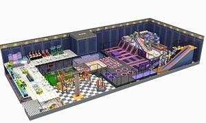 Parque Infantil Interior de Cuero y Metal Personalizable de Alta Gama, Estilo Morandi, para Niños, de Shaanxi - Product Image 6