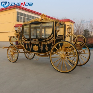 Chariot de Princesse Royal Populaire, Accessoire de Film / Chariot de Mariage de Luxe / Chariots et Calèches à Chevaux à Vendre - Product Image 4