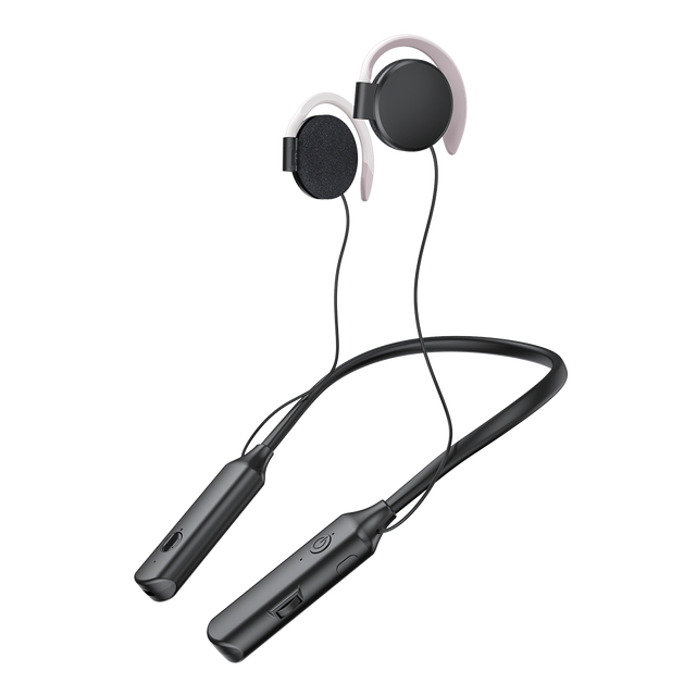 2.4G and bluetooth Dual-mode Wireless Neck Band Headphone with Open Ear Style,ultra Low Latency,and Convenient to Take Outside.