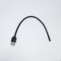 Kabel USB3.0 Industri Belum Selesai Dipasang, Konektor USB3.0 A Male ke Ujung Terbuka Tanpa Isolasi, Pelindung Anti-EMI Ganda
