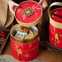 Boîte Cadeau de Gâteaux de Lune Chinois du Festival de la Mi-Automne 2026 avec Impression Bambou – Emballage Personnalisé en Gros pour Pâtisseries de Gâteaux de Lune
