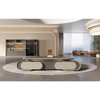 Prix compétitif Haut de gamme PDG Moderne Boss Mobilier de bureau Gestionnaire de table Bureaux de direction