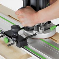 Ensemble de 2 rails de guidage rectangulaires en alliage d'aluminium haute résistance de 32 pouces pour scies Festool TS-55/TS-60/TS-75, carton