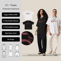 Camiseta de Moda para Hombre, Estilo Casual Urbano, 235 GSM, 100% Algodón, Peso Pesado, Talla Grande, con Estampado Simple de Serpiente