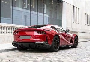 Kit de carrosserie de lèvre arrière de diffuseur arrière en fibre de carbone sec de style OEM pour Ferrari <span class=keywords><strong>812</strong></span> Superfast - Product Image 6
