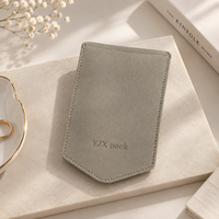 Porte-cartes en microfibre, design à enfiler, compact pour un usage quotidien et en voyage