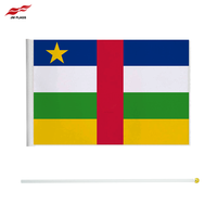 Produits les plus populaires République centrafricaine Drapeau de main 14*21cm Drapeau de la République centrafricaine