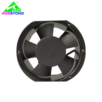 Kipas Pendingin Aksial AC 172x150x51mm 110V~380V 2400RPM Kipas Pendingin Industri dengan Bantalan Bola Ganda untuk Ventilasi Kabinet