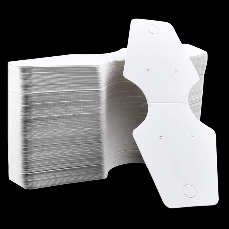 Necklace Display Card Custom Logo Size Fold Over Tags Bracelets Earrings Necklace Display Card