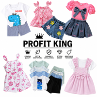 Ensemble d'été coréen pour enfants, vêtements mignons et adorables, styles variés et assortis, fabriqué en Chine, modèle 2026.4 Profit King