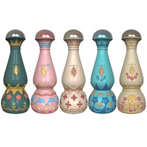 Bán buôn handpainted High End 5 độc đáo nghệ nhân thiết kế gốm Mexican Tequila chai cho Blanco reposado anejo tinh thần hiển thị - Product Image 1