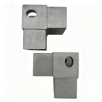 Connecteur de tube carré en T à 3 voies, joint pivotant industriel robuste, joint d'angle en profilé d'aluminium