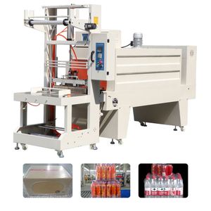 Máquina de envasado de manga de agua de vidrio Botellas de cerveza de agua mineral Latas Película laminada Película PE Sellador de calor Máquina termorretráctil - Product Image 2