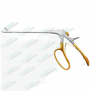 Pinzas de biopsia Tischler de agarre pesado de alta calidad con revestimiento azul y mango de agarre dorado de acero inoxidable de Hasni Surgical - Product Image 1