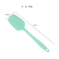 Venta al por mayor de espátula de goma de silicona de grado alimenticio pequeño modelo T resistente al calor mantequilla cocina pastel herramienta para hornear espátula fabricante de moldes